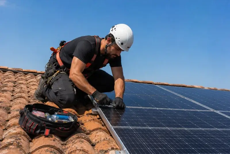 Maintenance et monitoring de panneaux solaires à Aix-en-Provence